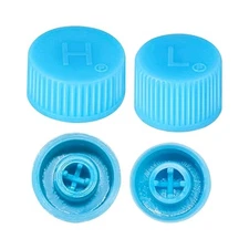 4 PCS Replacement Valve Caps for Car Air Conditioning, Leakproof R134a AC 4PCS