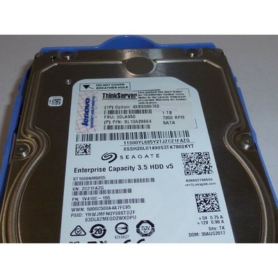 Lenovo 1TB 00LA950 4XB0G88760 ThinkServer 7.2K SATA 3.5'' HDD Hard