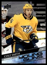 2020-21 Upper Deck Young Guns Cole Smith Rookie Nashville Predators #481