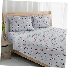 - Flannel Sheets, 4-Piece Set Including Pillowcases  Sheets, King Multicolor