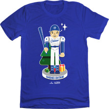 Official In The Clutch Shohei Ohtani MLBPA Nutcracker Baseball Tee Royal Unisex