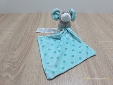 Kik Ergee Maus 🐁 Mäuschen Schmusetuch Kuscheltuch Schnuffeltuch Türkis