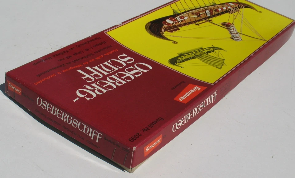 Graupner 2099 OSEBERG Schiff + Beschlagsatz 435 1:48 Wikinger Jacht Holz Bausatz - Bild 4 von 4