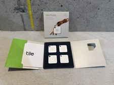 Tile Mate Bluetooth Tracker Phone Wallet Anything Finder 4-Pack Open Box