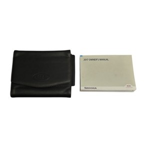 2017 Kia Sedona Owner's Manual & Leather Stitched Case