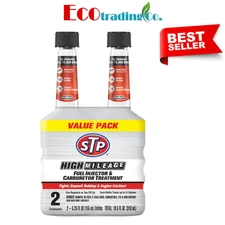 STP High Mileage Fuel Injector & Carburetor Cleaner - 5.25 FL OZ (2 Count)