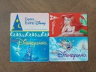 4 Disney Disneyland ADMISSION Dumbo Bell Little Mermaid Euro Pass VF