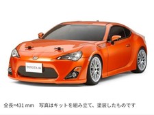 Coche Eléctrico Chasis Tamiya 1/10 RC Toyota 86 TA06, Usado, Neumáticos Dañados