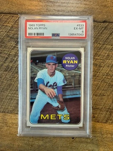 1969 Topps Nolan Ryan #533 PSA EX-MT 6