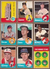 1963 Topps Baseball 447-522  You Pick  Conditions Listed