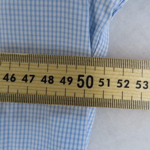 Charles Tyrwhitt Casual Shirt Mens Adult Size 34 Blue Check Long Sleeve - Picture 5 of 10