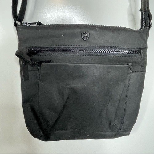 Cochor Black Leather Crossbody Purse - Picture 1 of 8