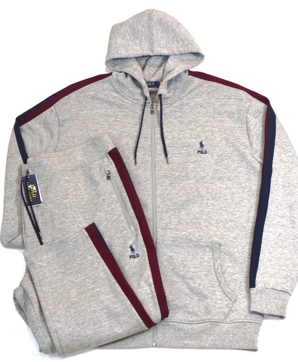 Grey Men Ralph Lauren Sweat Suit Polo Ralph Lauren Double Knit