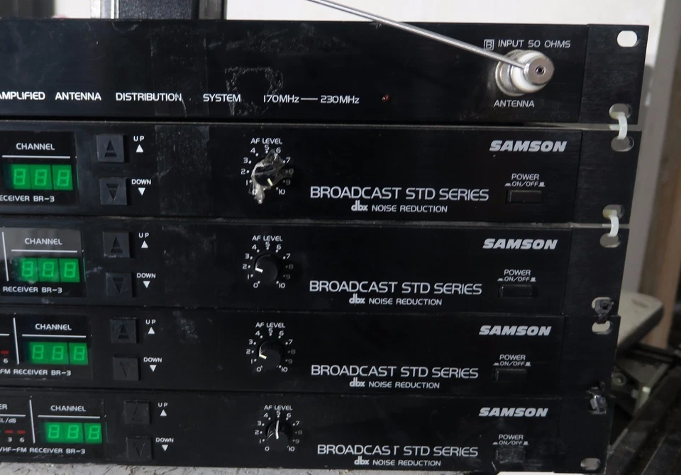4x Самсон вещания br3 беспроводной приемники (УКВ-ЧМ) с da4 - Изображение 4 из 4