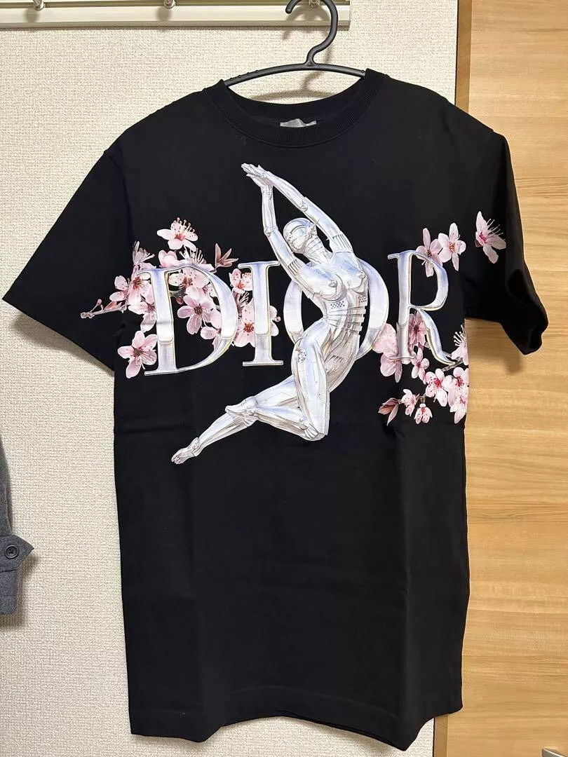 Dior x Hajime Sorayama Collaboration T-Shirt Robot Black Men's