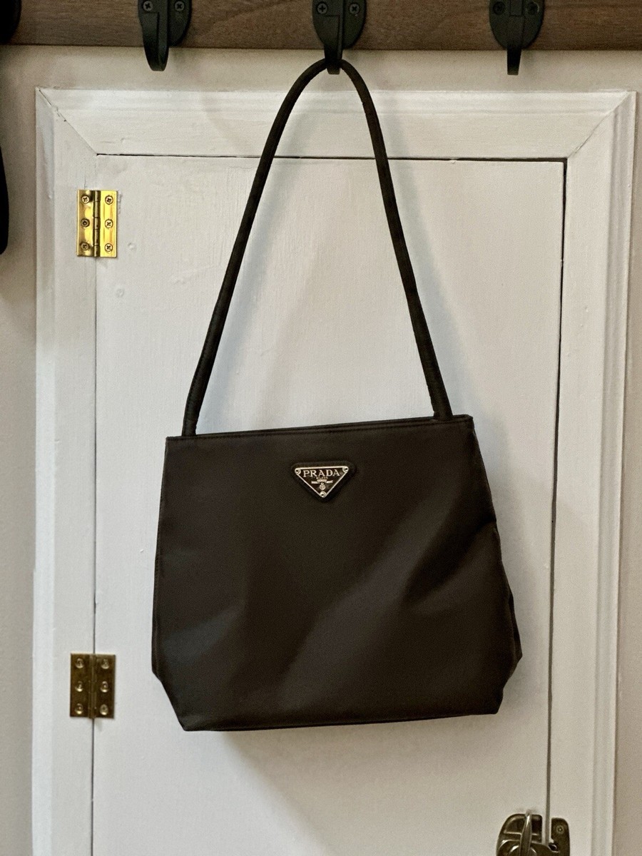 Vintage Prada bag nylon Brown | eBay