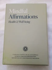 Intelligent Change Mindful Affirmation Health Wellbeing 52 Display Cards W/Stand