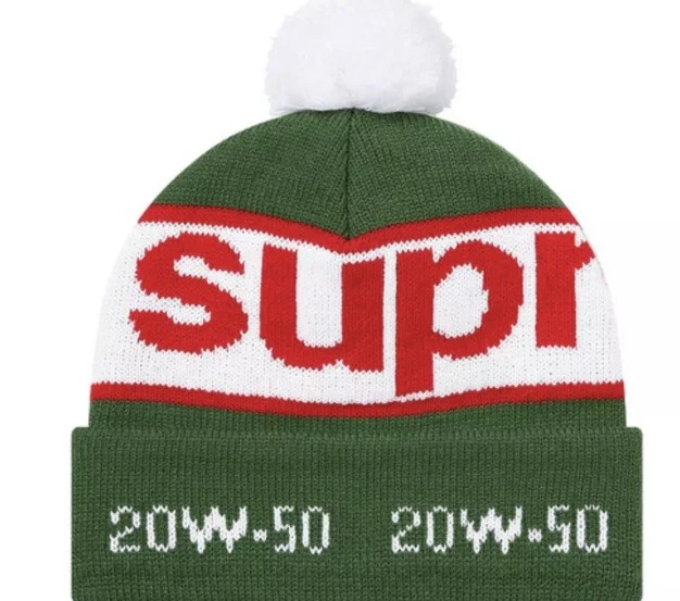 Supreme Garage Beanie Cap Green FW20 Supreme New York 2020 FW20BN38 Brand New DS
