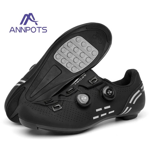 Mountain MTB Road Cycling Shoes with SPD Cleats Men's Racing Biking Footwear - Picture 7 of 43