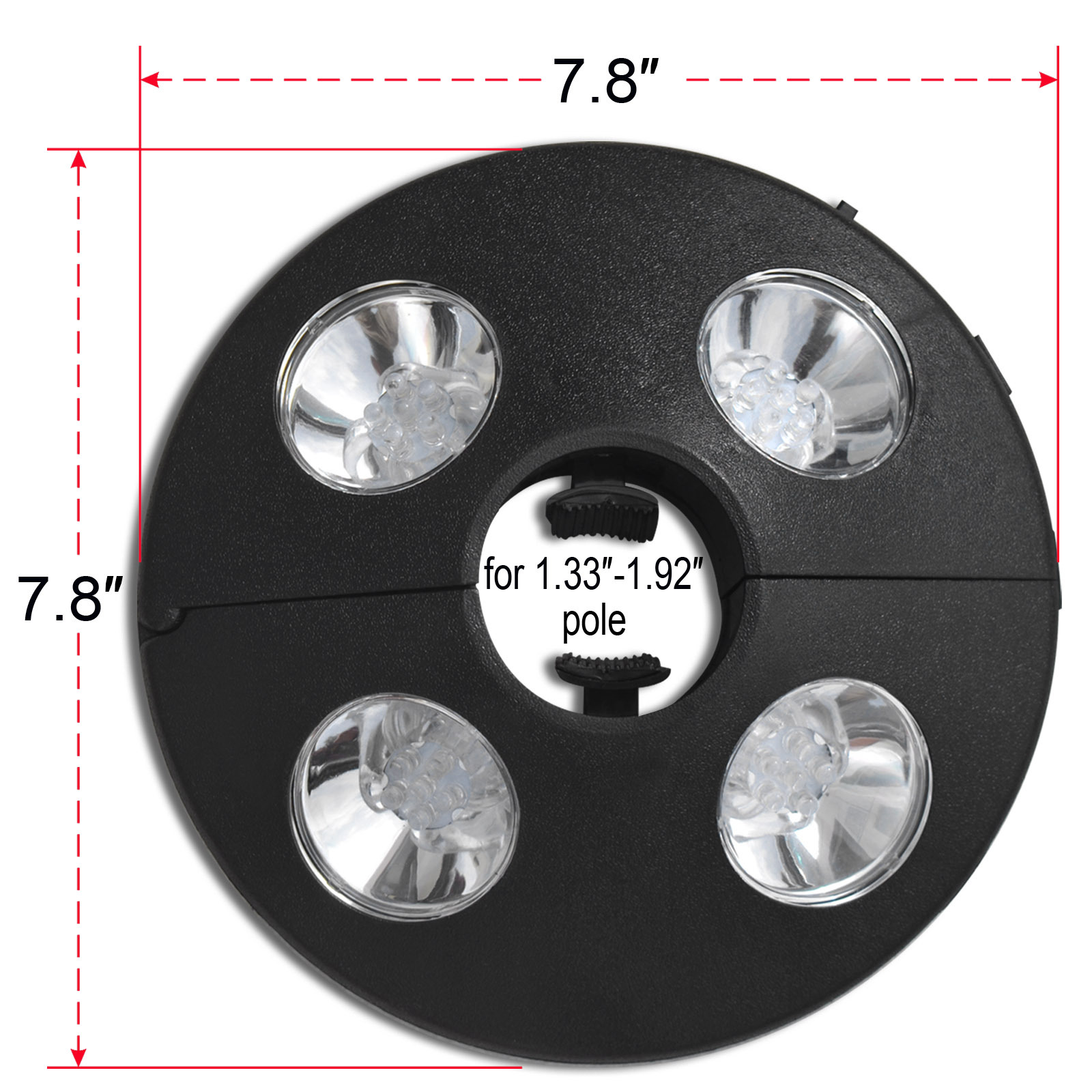 Umbrella Light Battery Operated 24 LED Bright Wireless Patio Yard Garden Outdoor for sale online