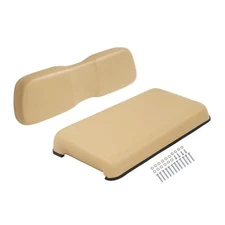 Front Seat Bottom Cushion& Backrest Assembly For Club Car DS 01-12 Golf Cart Tan