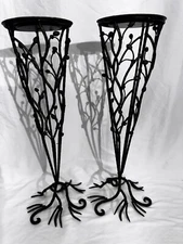 Sungmor Lightweight Metal Candle Holder - 2 Pack 18”(A07)