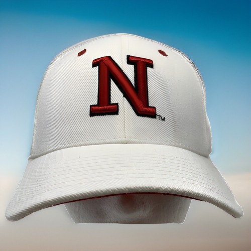Size 7.5 Hat Nebraska State Cornhuskers White Zepher - Picture 2 of 13