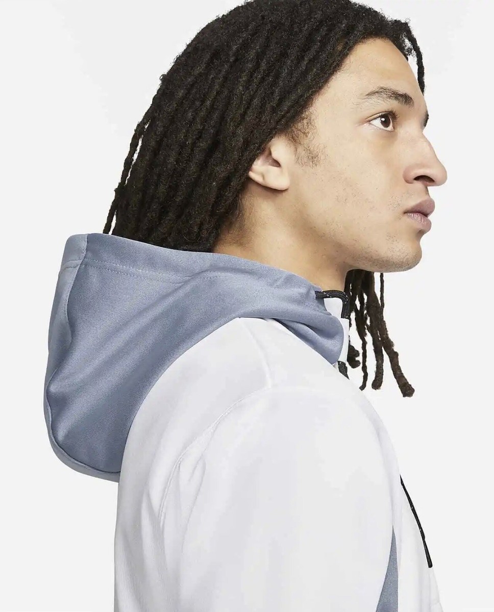 Nike Air Max NSW Zip Hoodie Jacket Poly Fleece White DO7234-100