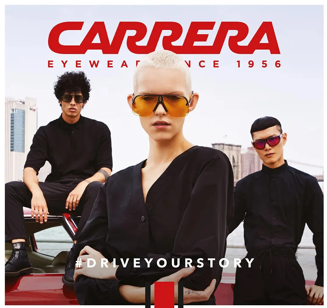 🕶Carrera Hyperfit 19/S 807IR Gloss Black Men's Sunglasses Burning Man