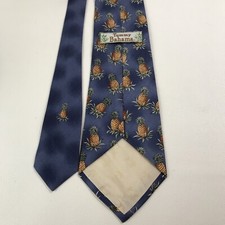Tommy Bahama Pineapple Hawaiian 100% Silk Necktie Men’s USA Made