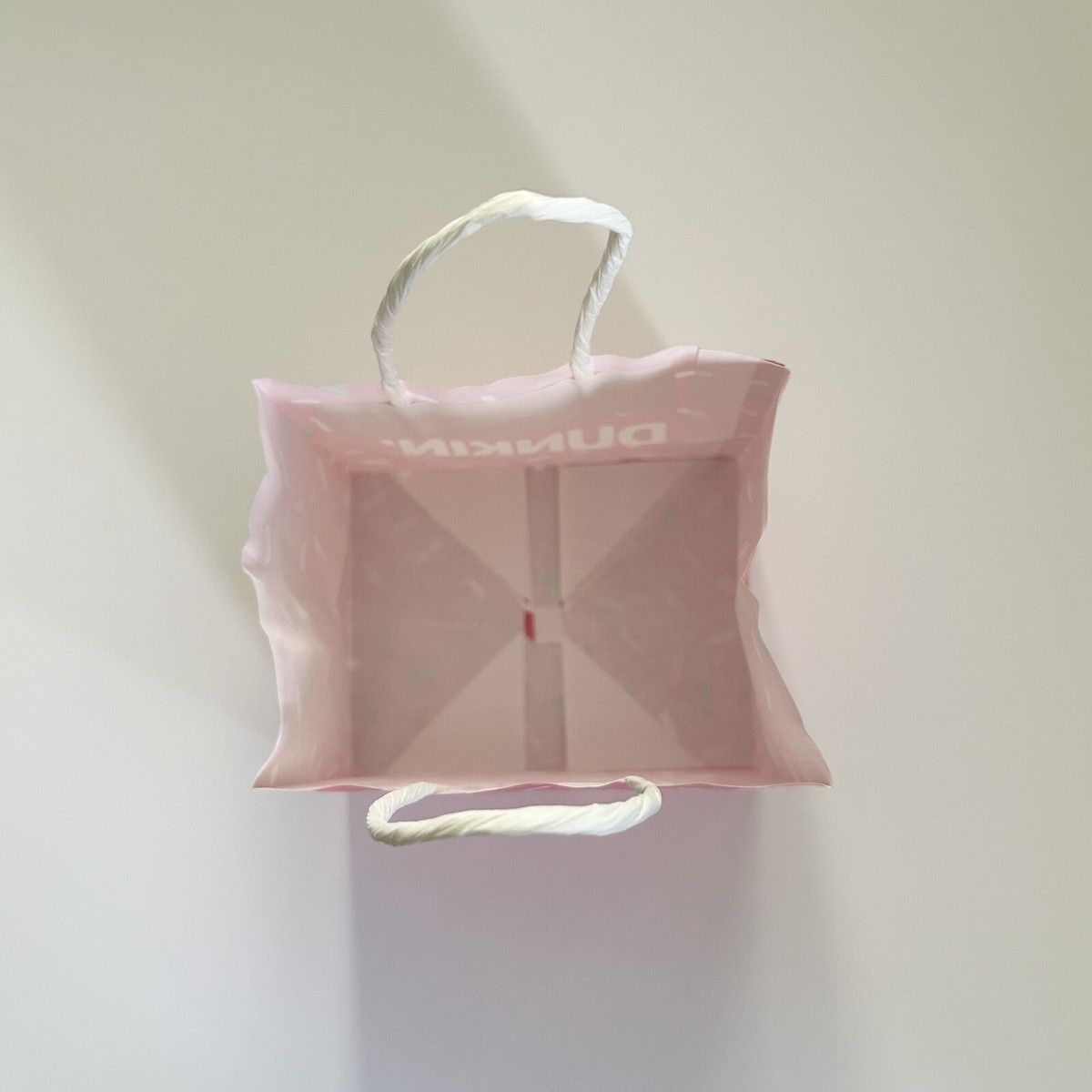 【PORTERNA】Dunkin mini net tote bag Dunkin Donuts - Mini Paper Shopping Bag (RARE) NEW - NEVER
