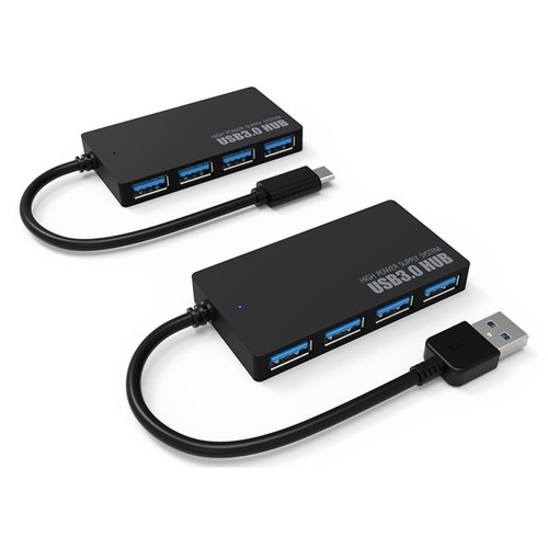 Computer Usb Hub Desktop Usb Hub Ultra-thin 4-port Usb 3.0 Hub for Office - Afbeelding 11 van 15