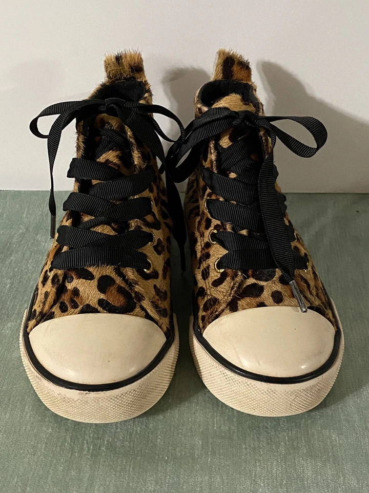 Tenis Polo Ralph Lauren Sag Harbour con estampado de guepardo para niños pequeños talla 8 Foto 3 de 4