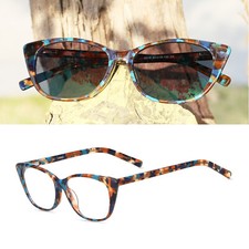 Retro Cat Eye Acetate Women Photochromic Grey Reading Glasses Sunglasses Reader