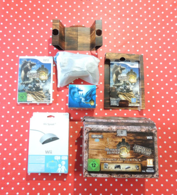 Monster Hunter 3 Tri Ultimate Hunter Pack Nintendo Wii - neuwertig bzw. NEU