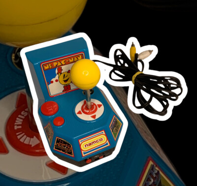 Jakks Pacific Ms Pac Man in Plug Play TV Game Handheld Arcade Joystick  Namco