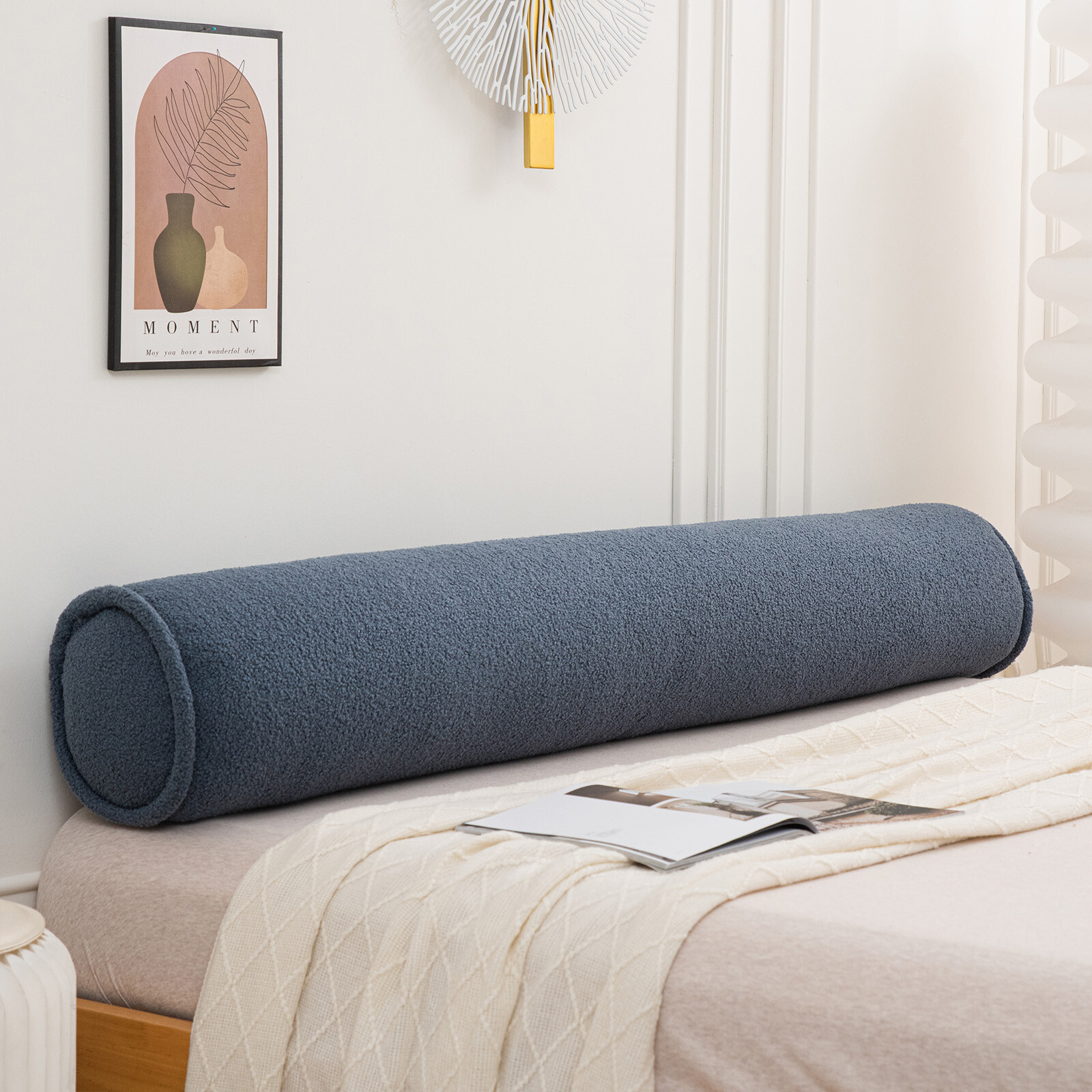 Long Pillow 39" 47" 59" W Removable Cover F Side Sleeper
