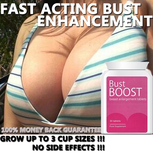 BUST BOOST BREAST PILLS TABLETS NATURAL SAFE HERBAL BIG CLEAVAGE - Picture 1 of 2