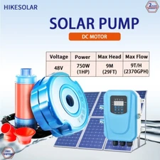Solar Aerator Pump DC 750W 1HP Oxygenation Brushless Motor Submersible Deep Well