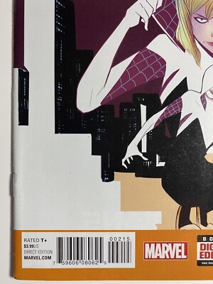 Edge of Spider-Verse 2 5th print Spider-Gwen 1st appearance VF/NM