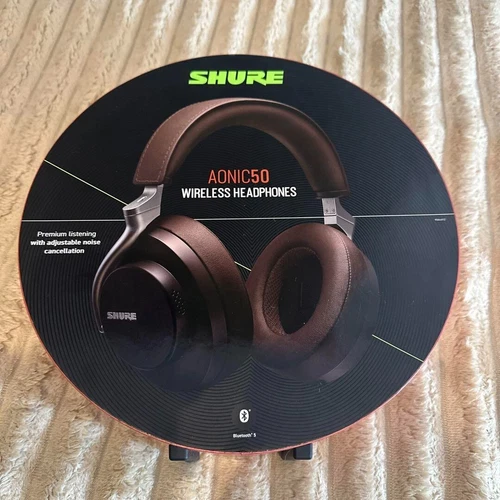 Shure Aonic 50 Over-Ear Headphones SBH2350-BR-J wireless headphones brown