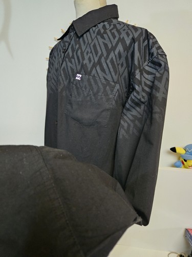 Billabong Shirt Mens Rare 100% Cotton Geo Print Surf Wear Button Up UK XXL - Picture 2 of 13