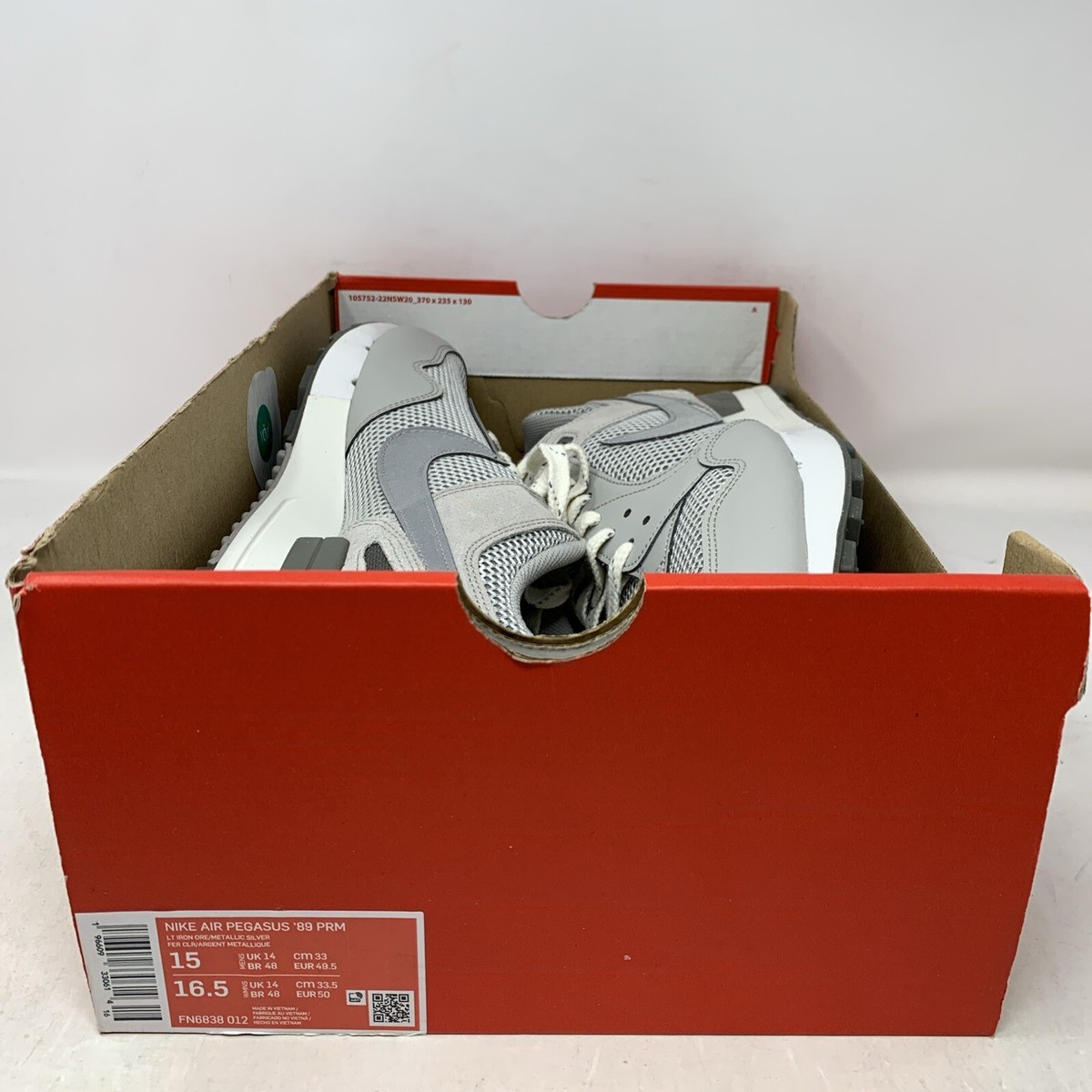 Nike Air Pegasus '89 Iron Ore Gray Sneakers, Size 15 BNIB Nike Air Pegasus '89 Iron Ore Gray Sneakers, Size 15 BNIB