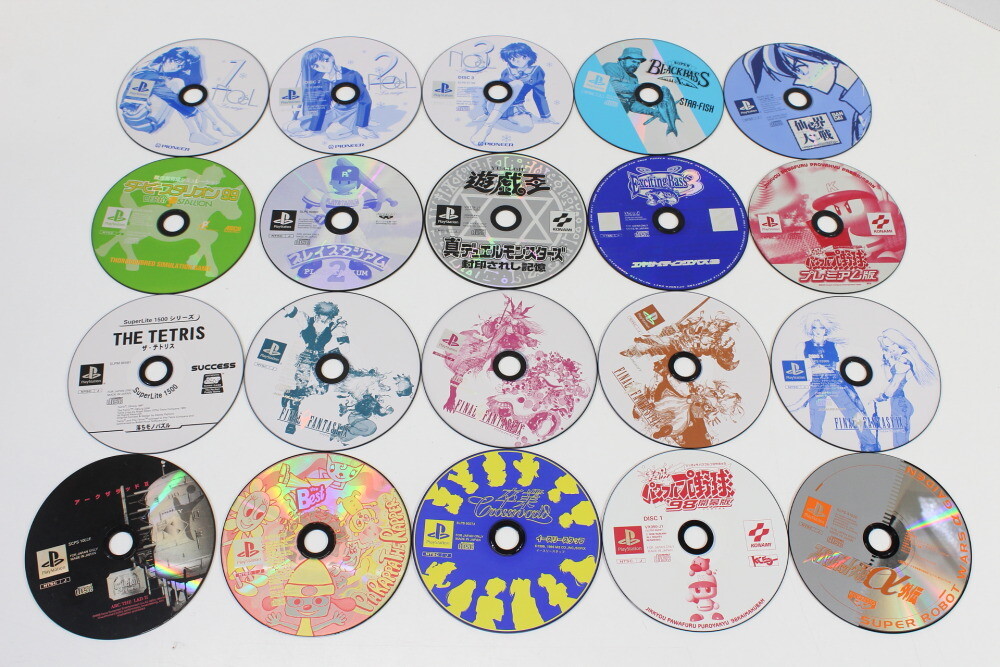 WHOLESALE LOT 20 PS1 PlayStation PS 1 Games DISC Only Japan NTSC-J
