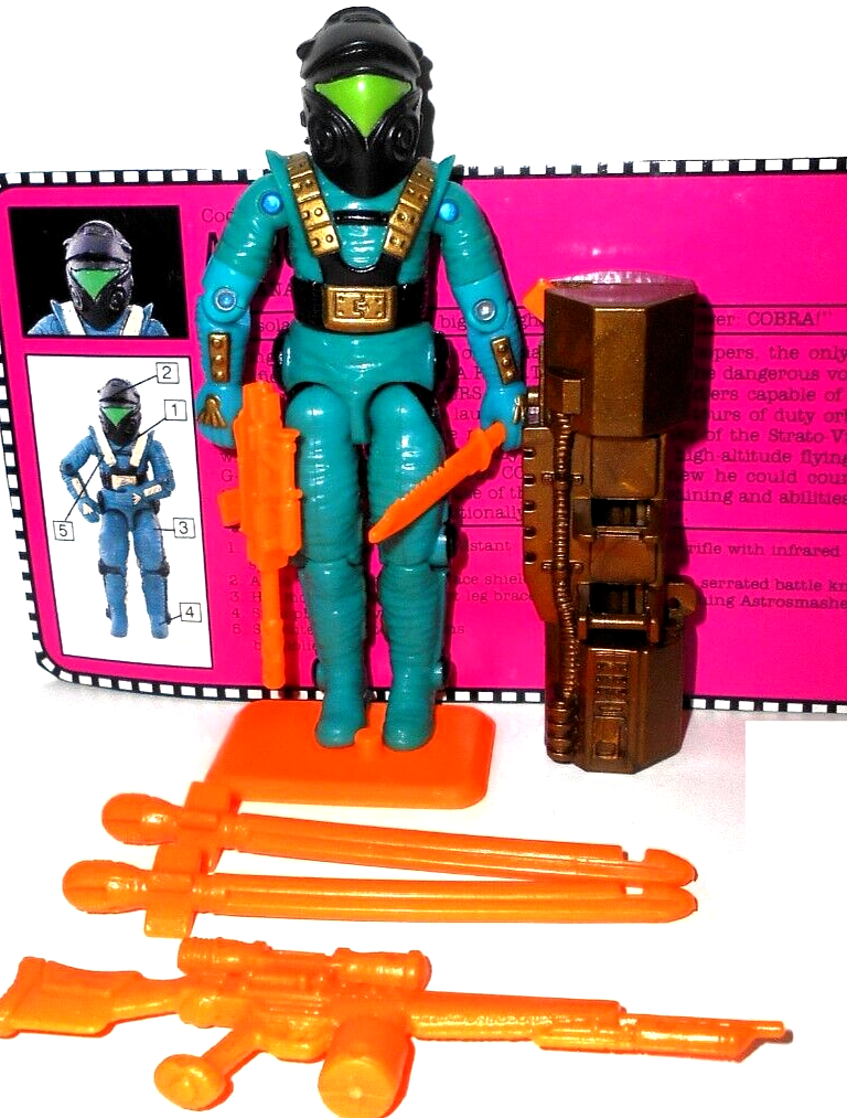 GI joe Cobra ASTRO VIPER 1993 Space star brigade COMPLETE