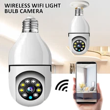 360° 1080P IP E27 Light Bulb Camera Wi-Fi IR Night Smart Home Wireless Security