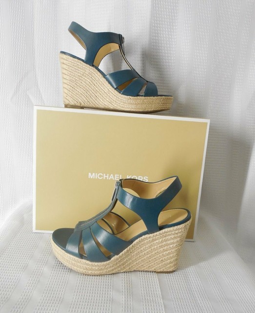green michael kors sandals