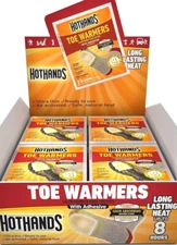 LOT of 18 PAIRS (36) HOTHANDS Toe Warmers Odor Absorbing 8 Hours of Heat