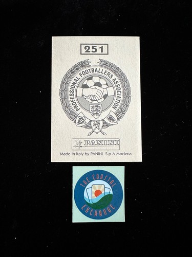 1996/97 Panini Official PFA Collection | Choose Your Sticker(s) | #251-288 | A-L - Imagen 3 de 95