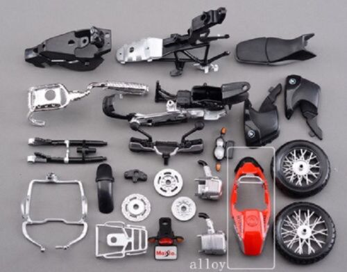 Maisto 1:12 Assemble Motorcycle Model R1200GS Red Toys F  Gift Collection DIY - Afbeelding 1 van 3